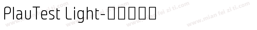 PlauTest Light字体转换